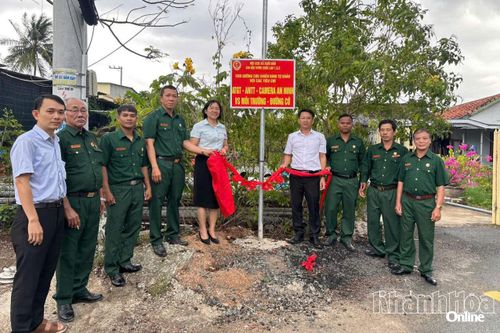 Ra mắt mô hình 'Dân vận khéo - Camera an ninh' tại xã Suối Dầu