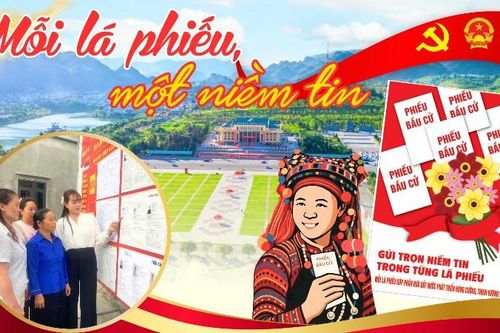 'Mỗi lá phiếu, một niềm tin'