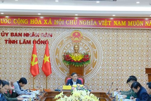 Tổ công tác số 3 UBND tỉnh Lâm Đồng họp tháo gỡ khó khăn cho các dự án đầu tư ngoài ngân sách