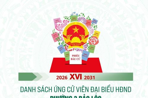 Danh sách những người ứng cử đại biểu HĐND Phường 3 Bảo Lộc nhiệm kỳ 2026-2031