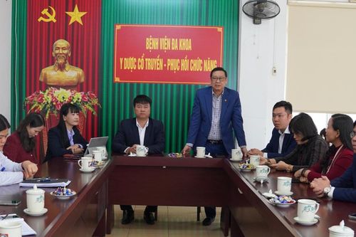 Bệnh viện Đa khoa Y học cổ truyền Hà Nội khảo sát, làm việc tại Bệnh viện Đa khoa y dược cổ truyền - Phục hồi chức năng tỉnh Cao Bằng