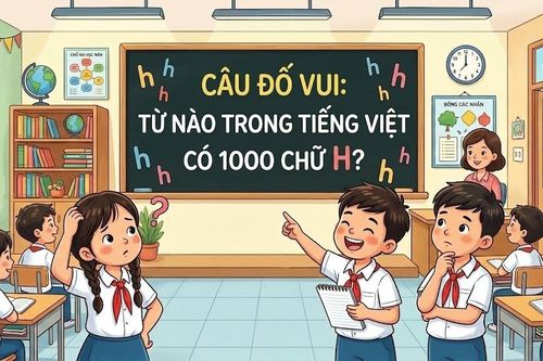 Từ tiếng Việt nào chứa tới 1000 chữ 'H'?