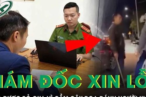 Tài xế đi ô tô cầm gậy dọa đánh người khác xin lỗi và mong muốn được bỏ qua