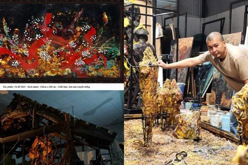 Lộ diện tác phẩm nghệ thuật của Việt Nam tham dự 'thế vận hội mỹ thuật' ở Ý