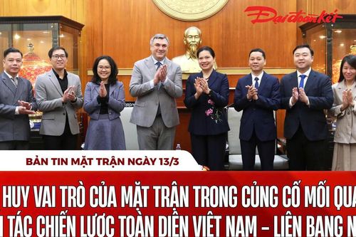 Bản tin Mặt trận sáng 13/3