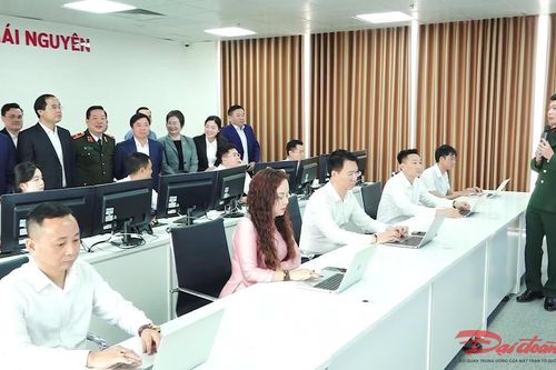Trung tâm dữ liệu tỉnh Thái Nguyên kết nối dữ liệu với xã, phường