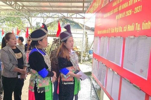 Cử tri ở 55 khu vực miền núi, biên giới Nghệ An đi bầu cử sớm
