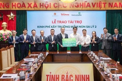Bắc Ninh tiếp nhận 10 tỷ đồng xây dựng trường mầm non ở xã vùng cao
