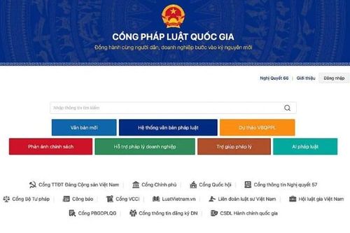 Cổng Pháp luật quốc gia phải lấy người dân và doanh nghiệp làm trung tâm
