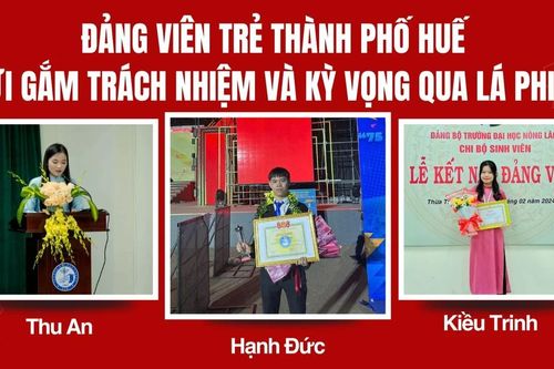 Đảng viên trẻ thành phố Huế gửi gắm trách nhiệm và kỳ vọng qua lá phiếu