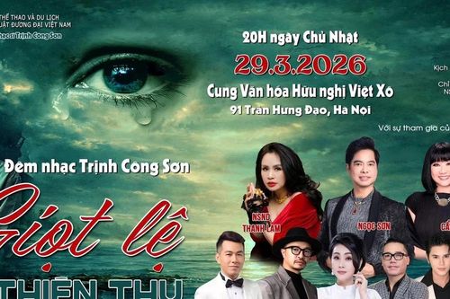 Đêm nhạc 'Giọt lệ thiên thu' tưởng nhớ nhạc sĩ Trịnh Công Sơn