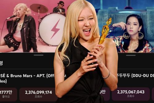 Rosé 'đánh bại' BLACKPINK, APT trở thành MV nữ Kpop được xem nhiều nhất lịch sử Youtube
