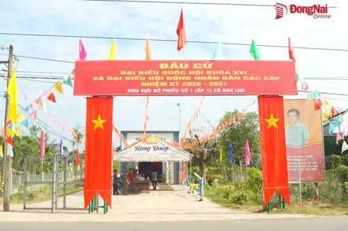 Đồng Nai: Kiểm tra công tác chuẩn bị bầu cử tại xã vùng xa Đak Lua