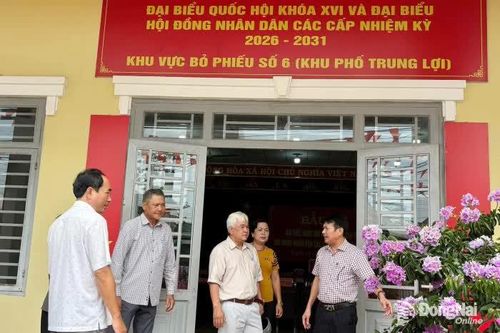 CDC Đồng Nai giám sát công tác phòng, chống dịch bệnh tại các điểm bầu cử