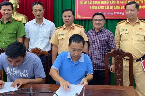 Tuyên truyền pháp luật cho các doanh nghiệp chở đất phục vụ dự án sân bay Phù Cát