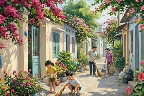 Ngõ phố xanh