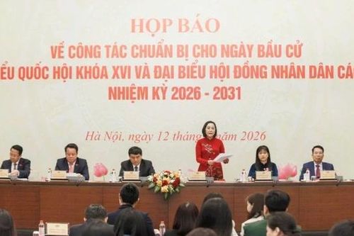 Họp báo cuộc bầu cử: Sẵn sàng cho ngày hội lớn của toàn dân