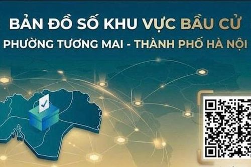Phường Tương Mai ra mắt bản đồ số khu vực bầu cử