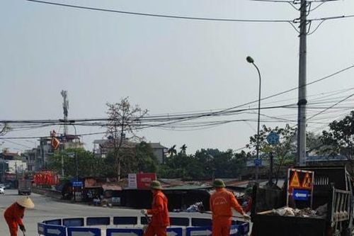 Hà Nội ra quân tổng vệ sinh hệ thống kết cấu hạ tầng giao thông