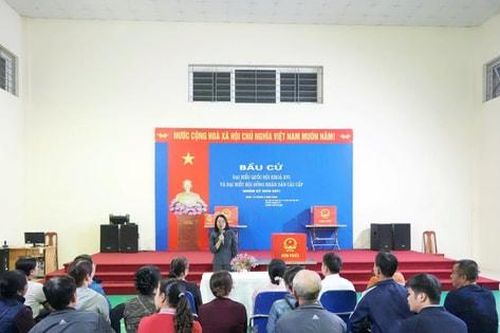 Thượng Cát ứng dụng công nghệ số đưa thông tin bầu cử đến cử tri