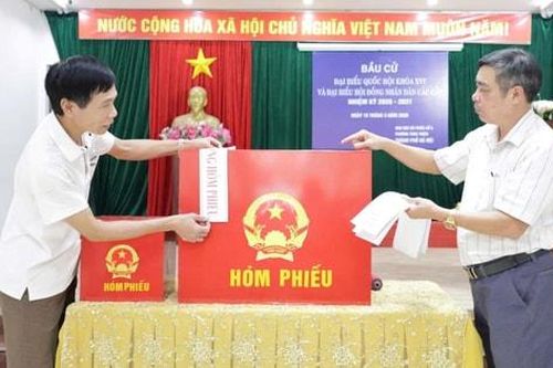 Người dân phường Tùng Thiện háo hức trước ngày bầu cử