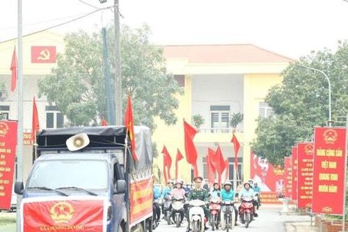 Xã Chương Dương lan tỏa không khí bầu cử tới từng hộ dân