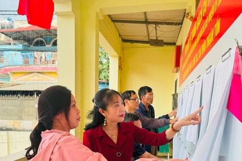 Cử tri xã Bát Tràng gửi trọn niềm tin vào ngày hội non sông