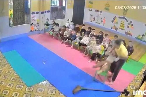 Cho nghỉ việc một cô giáo của Trường Mầm non Ong Vàng sau hành vi lôi, lắc trẻ trong lớp