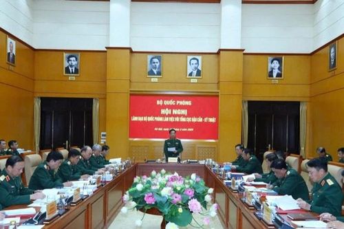Lãnh đạo Bộ Quốc phòng làm việc với Tổng cục Hậu cần-Kỹ thuật