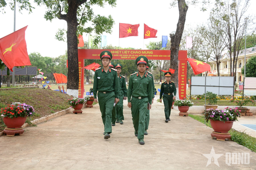 Rộn ràng ngày hội bầu cử tại Tiểu đoàn 303