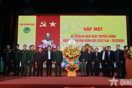 Cục Quân nhu gặp mặt kỷ niệm 80 năm Ngày truyền thống ngành Quân nhu Quân đội