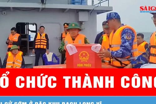 Tổ chức thành công bầu cử sớm ở Đặc khu Bạch Long Vĩ