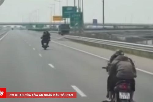6 thiếu niên đi mô tô vào cao tốc Hải Phòng - Móng Cái bị xử lý