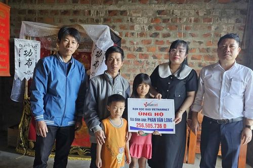 Bạn đọc tiếp tục giúp đỡ anh Phan Văn Long ở Quảng Trị hơn 46 triệu đồng