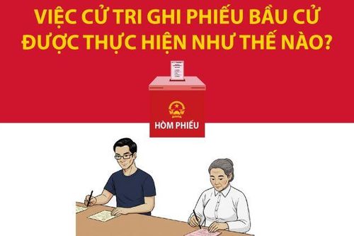 Việc cử tri ghi phiếu bầu cử được thực hiện như thế nào?