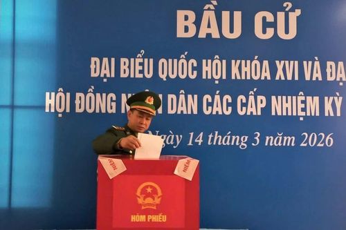 Những lá phiếu sớm của cử tri Đặc khu Bạch Long Vĩ
