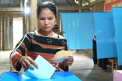 Gia Lai: 100% cử tri thôn vùng cao O2 hoàn thành bầu cử sớm
