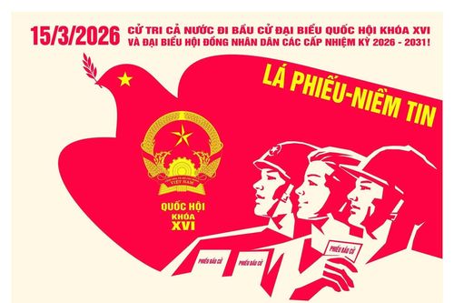 Quy trình 6 bước bỏ phiếu bầu cử Quốc hội khóa XVI và HĐND các cấp nhiệm kỳ 2026 -2031