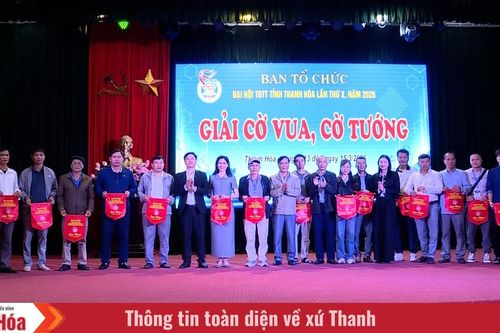 Khai mạc Giải Cờ vua, Cờ tướng trong chương trình Đại hội TDTT tỉnh Thanh Hóa lần thứ X, năm 2026