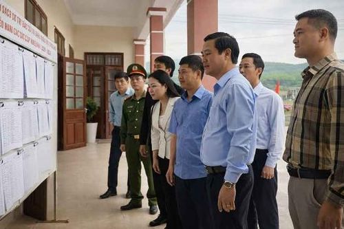 Phó Chủ tịch UBND tỉnh Lê Xuân Lợi kiểm tra công tác chuẩn bị bầu cử tại xã Đại Sơn và Vân Sơn