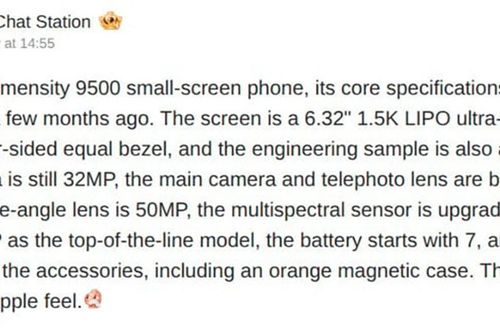 Lộ diện cấu hình OPPO Find X9s Pro: Chip Dimensity 9500 và hệ thống camera kép 200MP siêu khủng