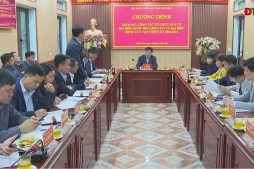 Thường trực HĐND tỉnh giám sát công tác tổ chức bầu cử tại xã Thanh Nưa