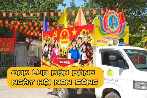 Đak Lua rộn ràng ngày hội non sông
