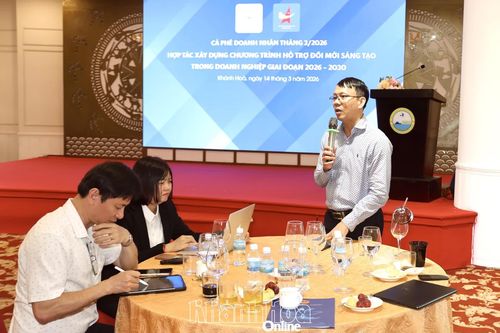 Gần 100 doanh nghiệp tham dự chương trình Cà phê doanh nhân về đổi mới sáng tạo