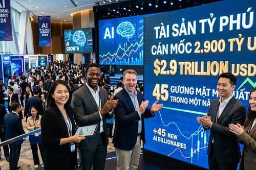 Tài sản tỷ phú AI cán mốc 2.900 tỷ USD, 45 gương mặt mới xuất hiện trong một năm