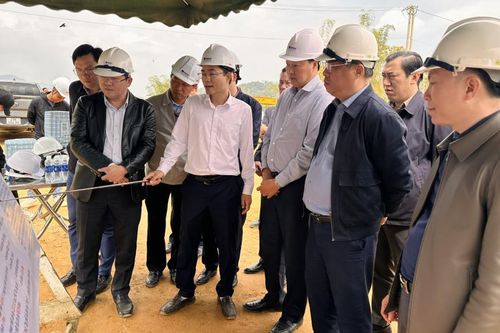 Bí thư Tỉnh ủy Phan Thăng An kiểm tra tiến độ thực hiện Dự án tuyến cao tốc Đồng Đăng - Trà Lĩnh