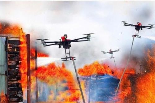 Giải pháp dùng UAV chữa cháy trong ngõ nhỏ, sâu