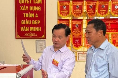 Chủ động từ cơ sở cho ngày bầu cử tại xã Liên Minh