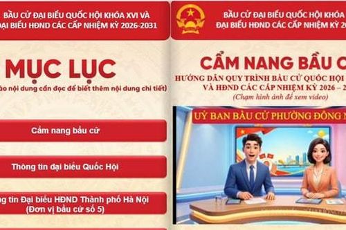 Cẩm nang bầu cử online: Giải pháp đột phá hỗ trợ cử tri phường Đông Ngạc