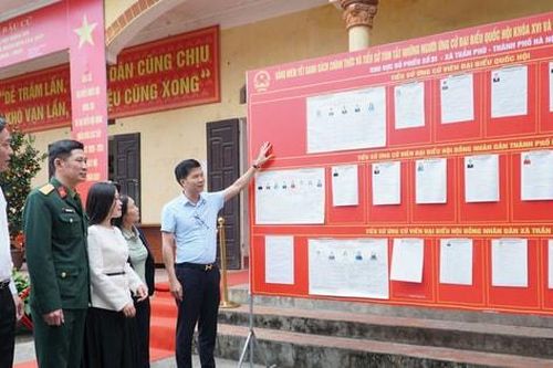 Xã Trần Phú tăng cường kiểm tra công tác bầu cử